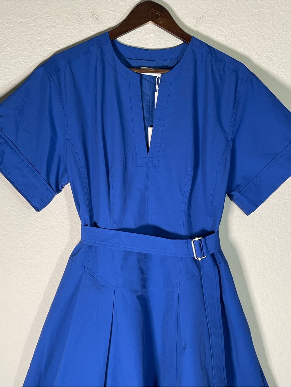 SIMKHAI Blueberry Corinne Cotton Midi Dress Size 8 NWT - Picture 8 of 16